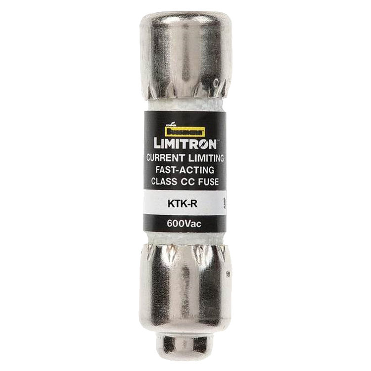 Cooper Bussmann Limitron KTK-R Non-Indicating Fast Acting Fuse, 600 VAC, 10 A, 200 kA at 600 VAC RMS Symmetrical