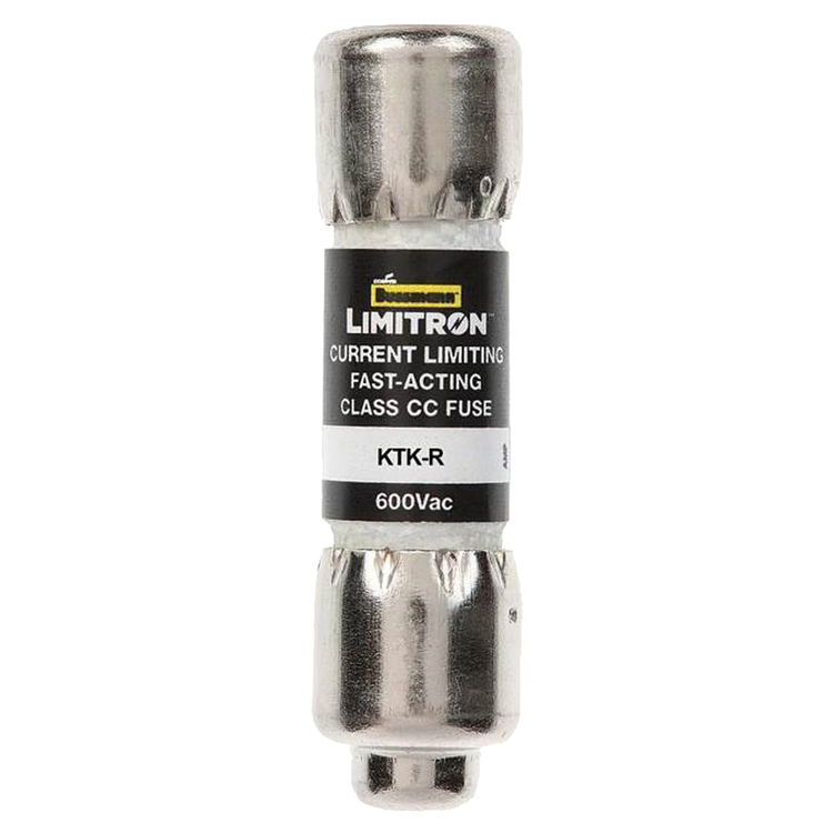 Cooper Bussmann Limitron KTK-R Non-Indicating Fast Acting Fuse, 600 VAC, 20 A, 200 kA at 600 VAC RMS Symmetrical