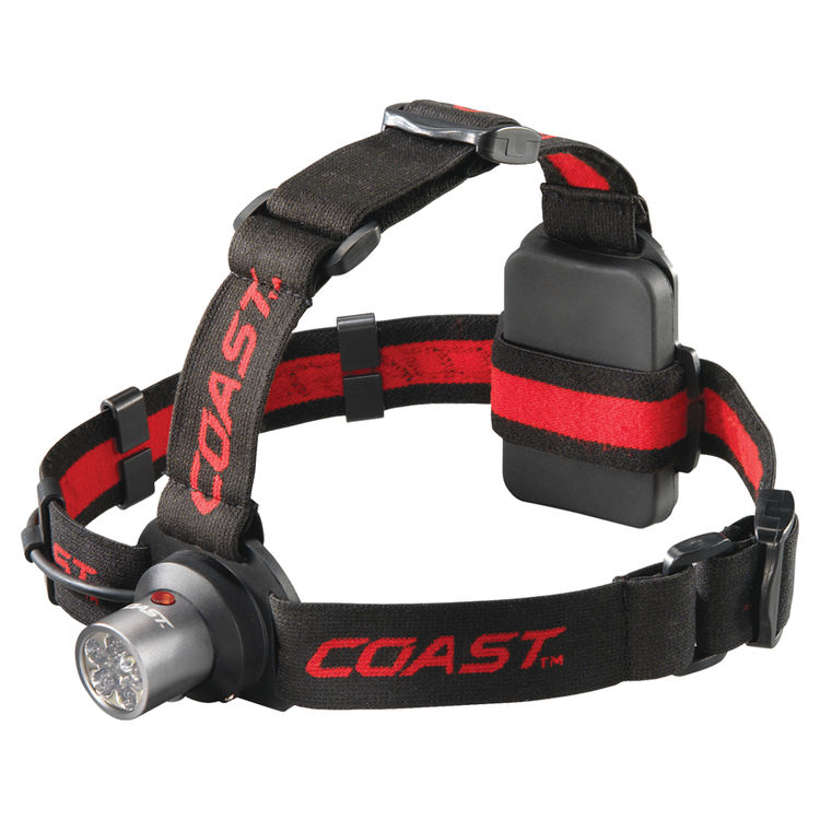 Coast HL4 Head Lamp, LED, 6 Bulbs, Hinged Beam