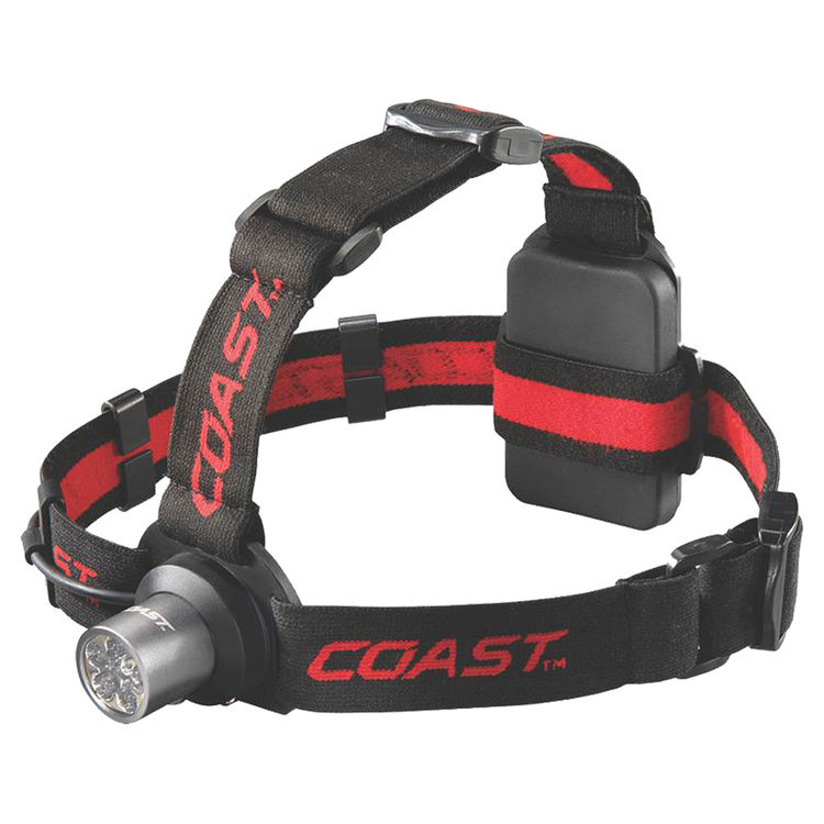 Coast HL5 Adjustable Head Lamp, LED, Broad, Even Beam