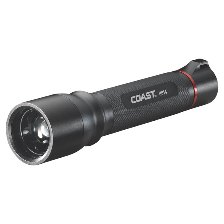 Coast HP14 Focusing Flashlight, 1.5 V, LED