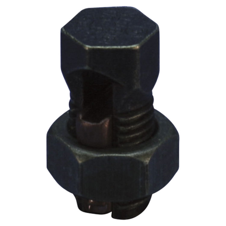 Erico ESB8 High Strength Split Bolt Connector, 16 SOL - 8 STR Copper, Silicon Bronze, Bronze