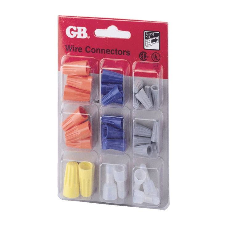 Gardner Bender TK-32 Assortment Wire Connector Kit, 32 Pieces, 22 - 10 AWG
