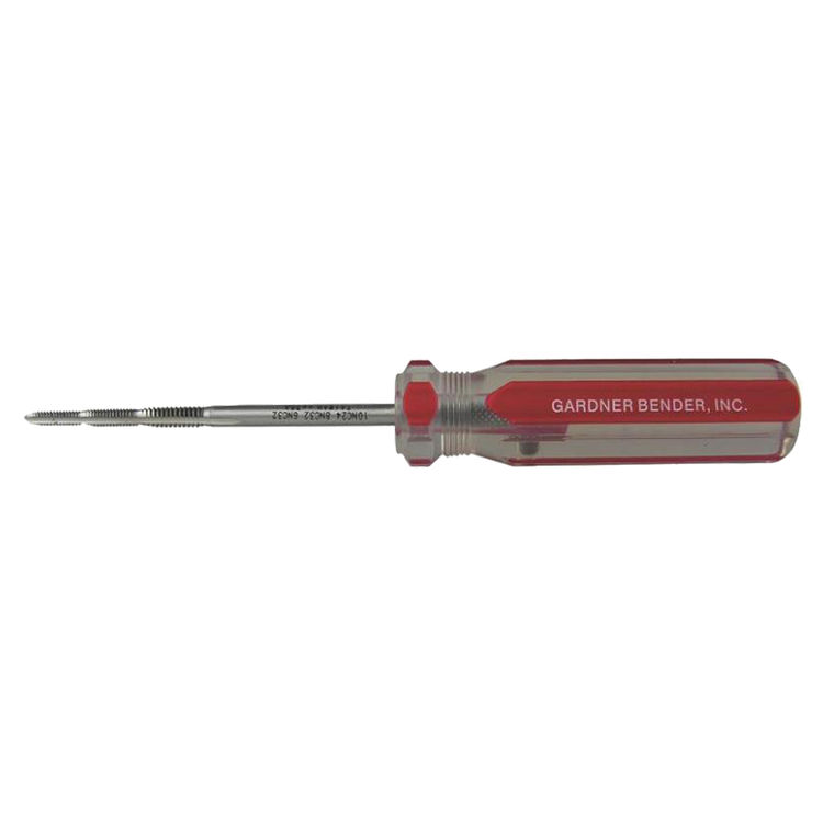 Gardner Bender TT-10B Electrician 3-In-1 Tapping and Rethreading Tool, 6-7/8 in, Rockwell 60 Steel