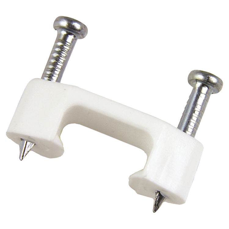GB-Gardner Bender PSM-1550T Insulated Staples, Plastic - Clip-On, 1/2 In
