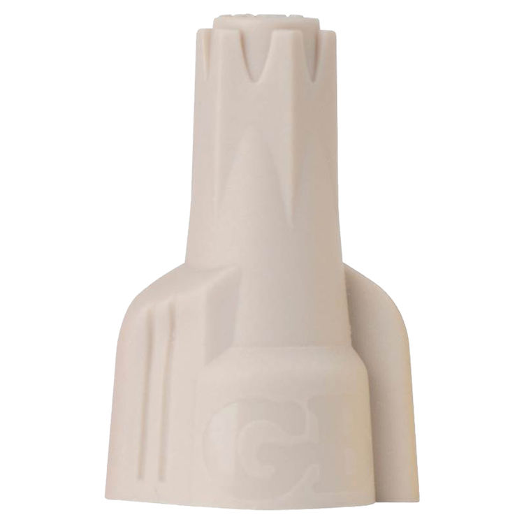 Hex-Lok 19-1H1 Hex Lock Universal Wire Connector, 22 - 8 AWG, 600/1000 V, Thermoplastic, Tan