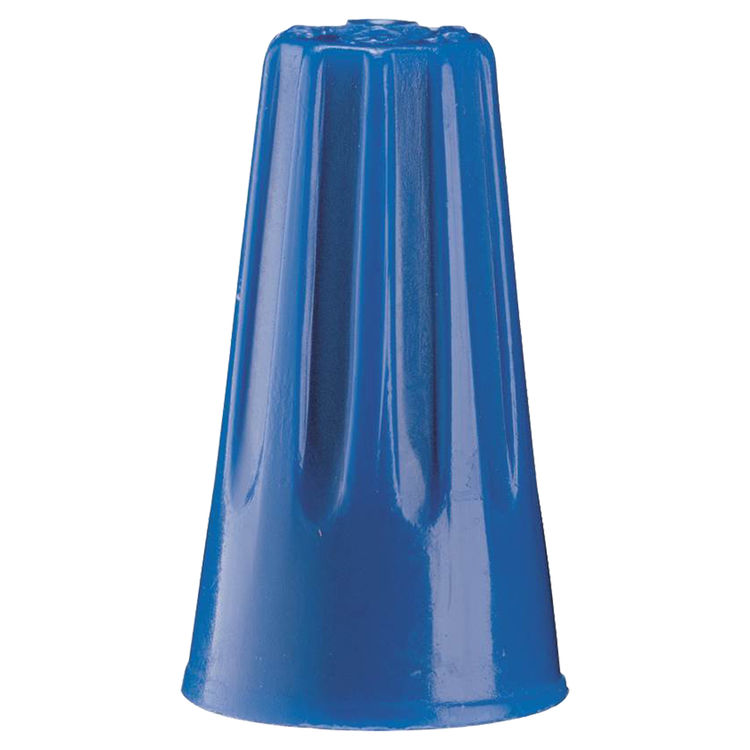 WireGard 10-002 Twist-On Wire Connector, 22 - 16 AWG, 300 V, Thermoplastic, Blue