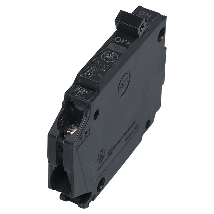 GE THQL1150 Type THQL Q-Line Standard Circuit Breaker, 120/240 VAC, 50 A, 1 P, 10 kA