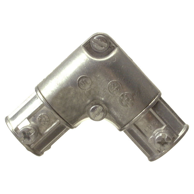 Halex 14607 Inside Corner Pull Conduit Elbow, 90 deg, 3/4 in EMT, Die Cast Zinc