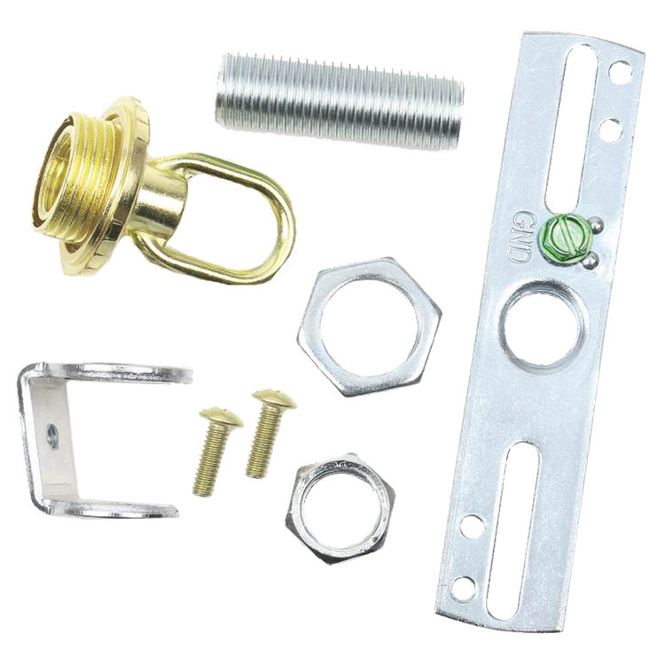 Jandorf 60206 Loop Crossbar Kit, 4 in L, Brass Plated