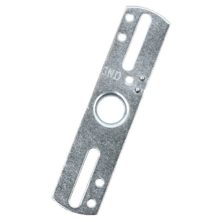 Jandorf 60208 Flat Crossbar, 1/4 in IPS Center Tapped, Zinc