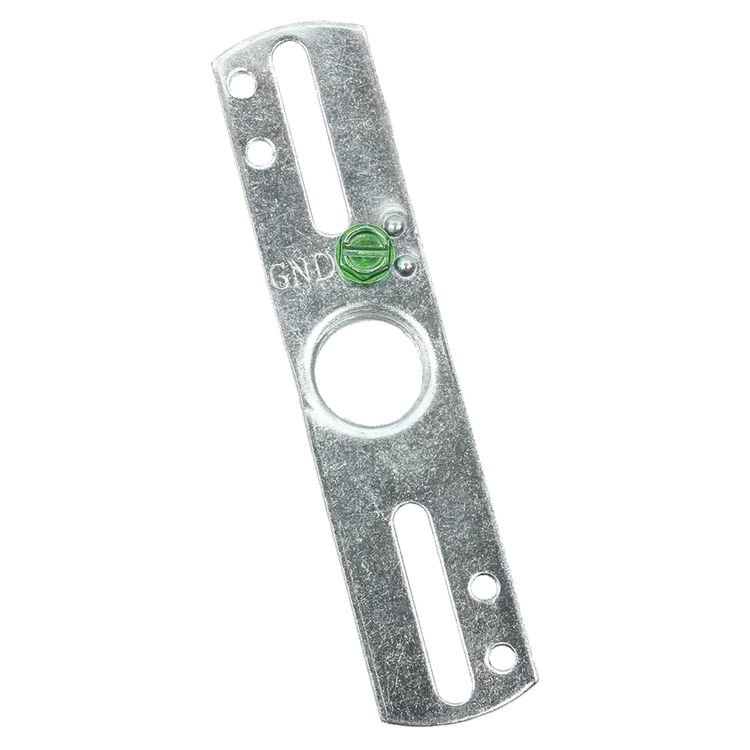 Jandorf 60209 Flat Crossbar With Nipple, 3/8 in IPS Center Tapped, Zinc