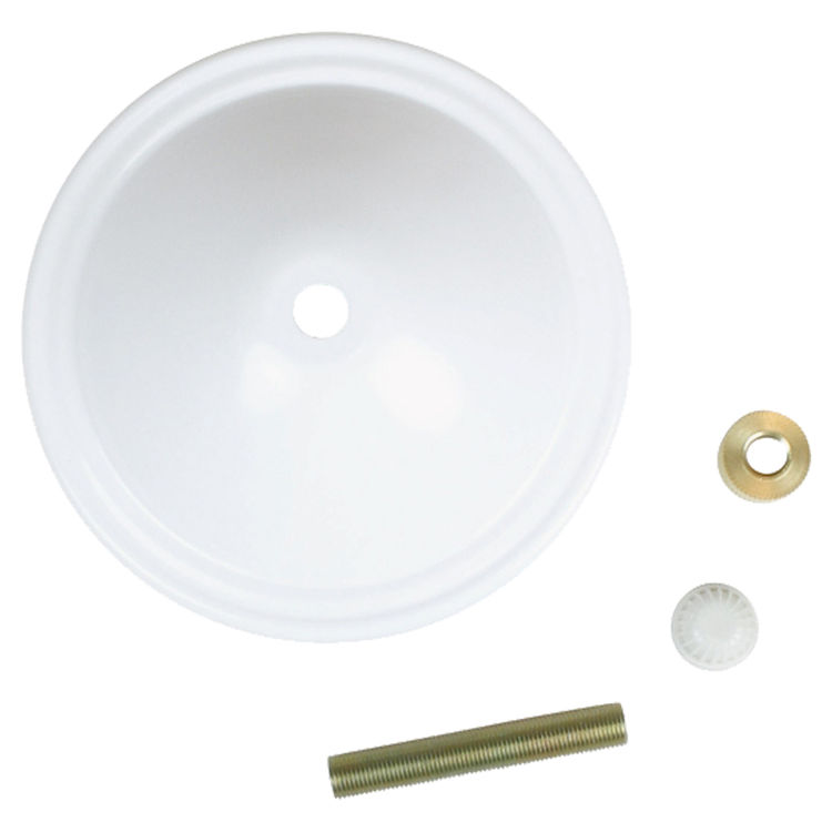 Jandorf 60218 Ceiling Blank-Up Kit, 7/16 in Center Hole, For Use With Outlet Box After Removal of an Existing Fixture