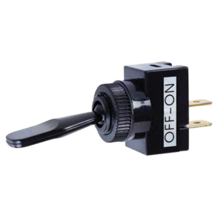 Jandorf 61112 Double Circuit Toggle Switch, 12 V, 20 A, 1 P, Black