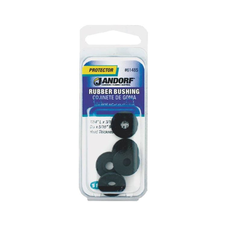 Jandorf 61485 Insulated Conduit Bushing, 3/16 in, Rubber