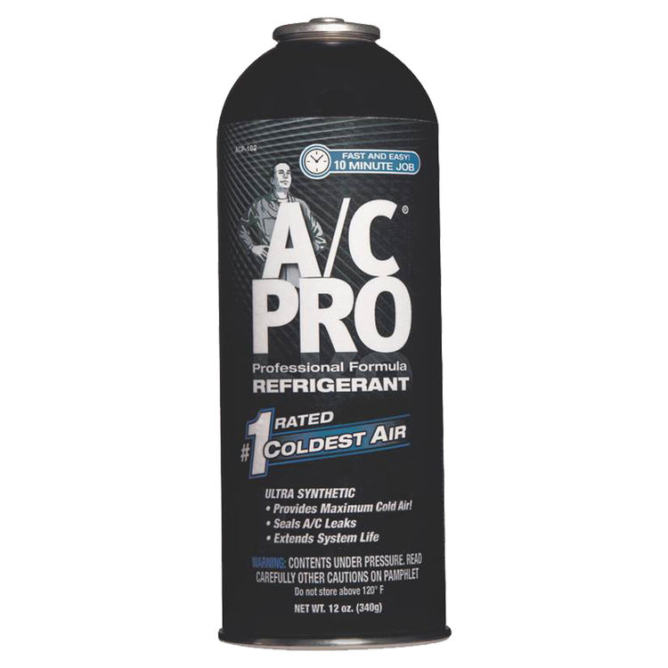 IDQ A/C Pro Professional Formula Air Conditioner Refrigerant, Ultra Synthetic, 12oz, Ethereal, R-134A - ACP-102