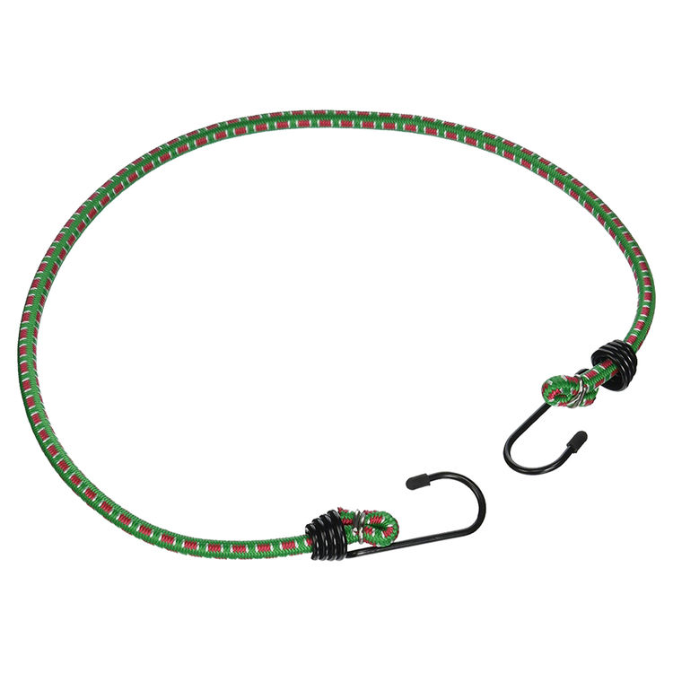 ProSource 30" x 5/16" Medium-Duty Bungee Cord with High Tension Steel Hooks, Braided, Polypropylene - FH64018