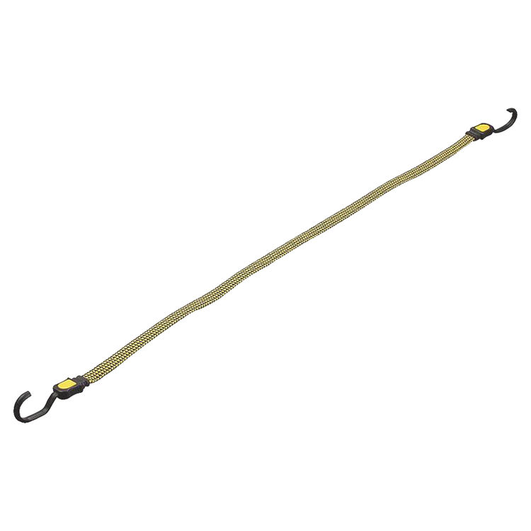 ProSource 30" x 17mm Flat Bungee Cord with Flat Hooks, Polypropylene/Rubber - FH92106-3