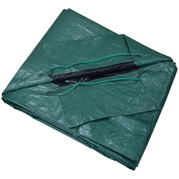 ProSource 9' x 9' Drawstring Yard Tarp, UV/Tear-Resistant, Polyethylene - Y0909GG140