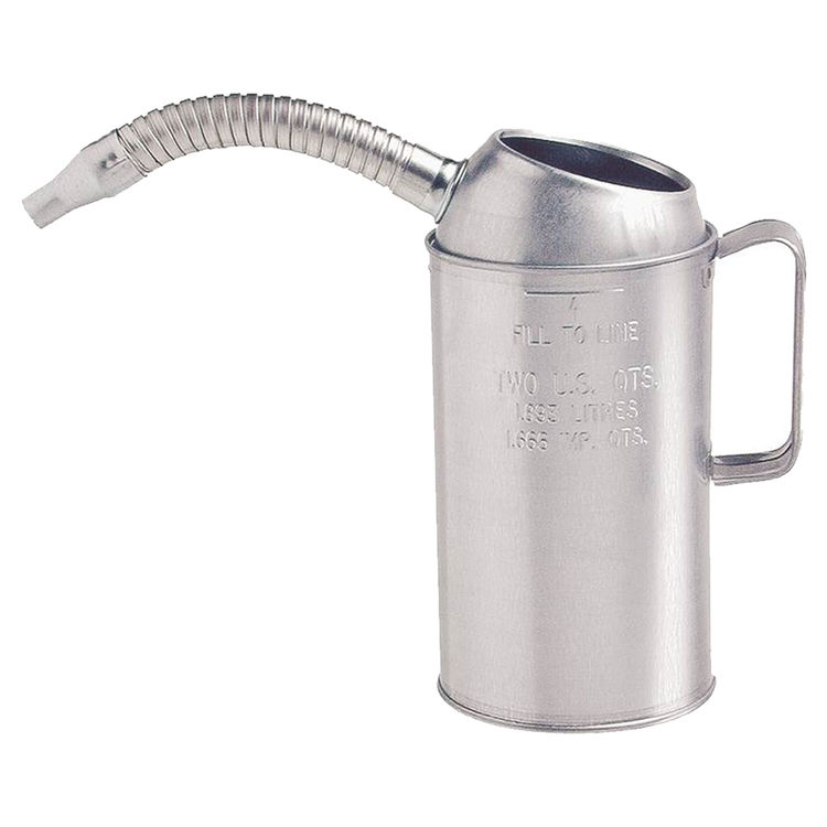 Plews 75-442GS Measure Can With Spill Proof Top 9-1/2 in H, Flexible