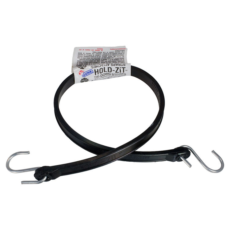 Gunk Hold-Zit R79B Tie Down Strap, 9 in L, Compounded Rubber