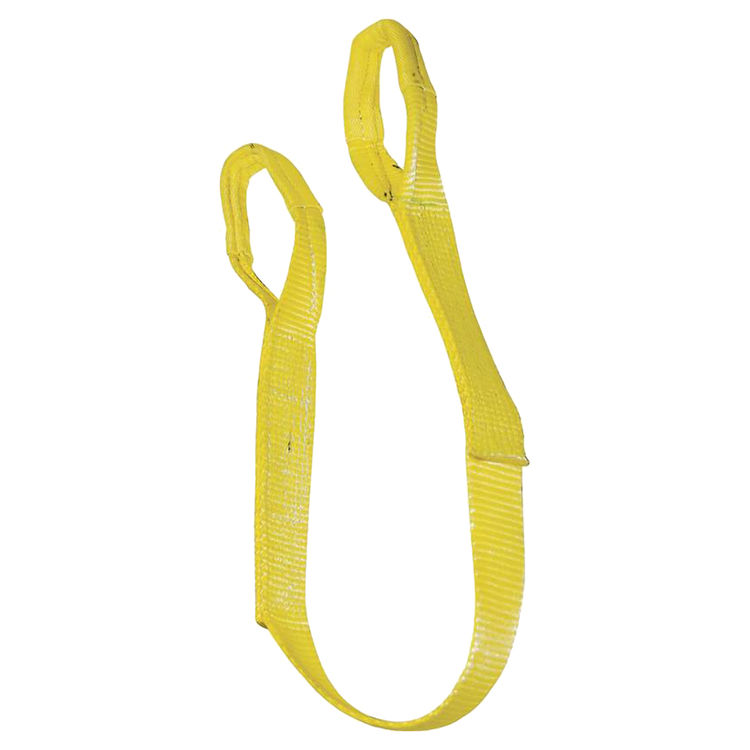 S-Line 20-EE1-9801X4 Eye to Eye Twisted Web Lifting Sling, 1 in W x 4 ft L, 1-Ply, Loop End