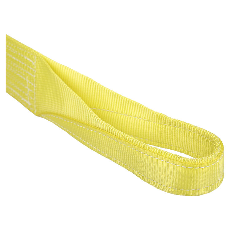 S-Line 20-EE2-9802X8 Eye to Eye Twisted Web Lifting Sling, 2 in W x 8 ft L, 2-Ply, Loop End
