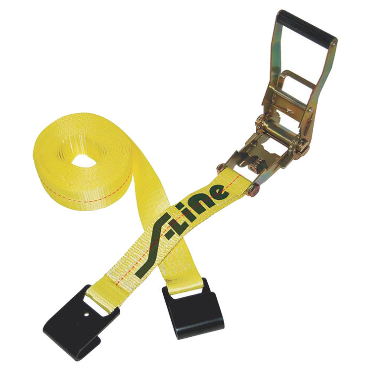 S-Line 500 Heavy Duty Ratchet Strap, 3333 lb 27 in L x 2 in W, Polyester