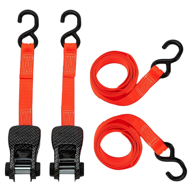 Smartstraps Carbonx 240 Ergonomic Lightweight Ratchet Tie Down, 3000 lb 10 ft L, Carbon Fiber