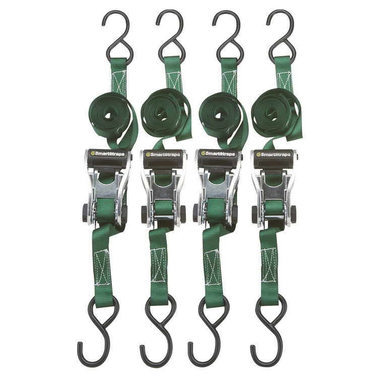 Smartstraps Ratchetx 345 Ergonomic Tie Down, 1500 lb 14 ft L