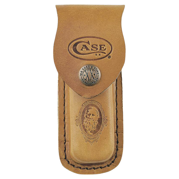 Case 09026 Leather Sheath, For Use With All Medium Size Case Folding Knives, Leather