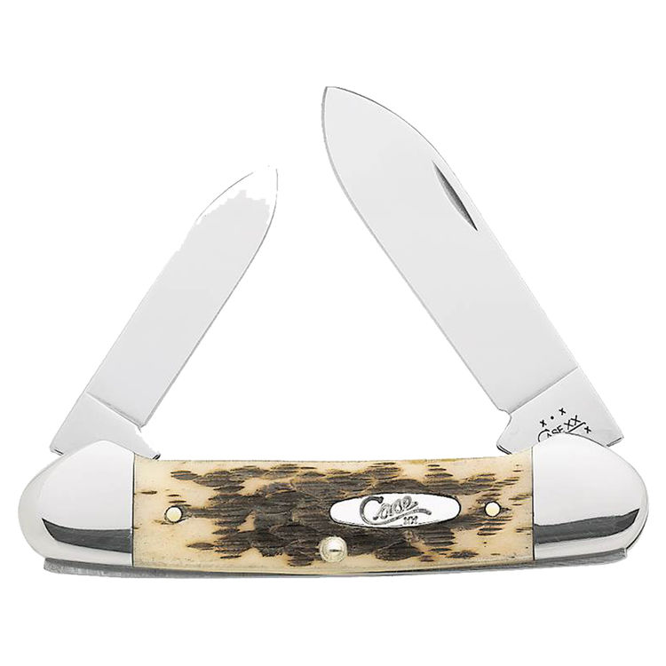 Case 263 Folding Pocket Knife, 3-5/8 in Closed L, Amber, Chrome Vanadium Steel