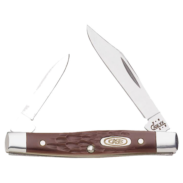 Case 83 Folding Pocket Knife, 2 in Length Clip, 1-1/2 in Length Pen, Brown
