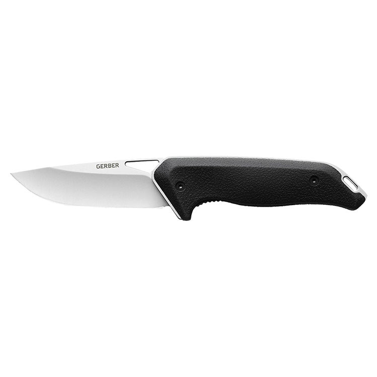 Gerber 31-002209 Moment Folding Sheath Knife, 3-1/2 in Blade, 8-1/2 in L Textured Grip