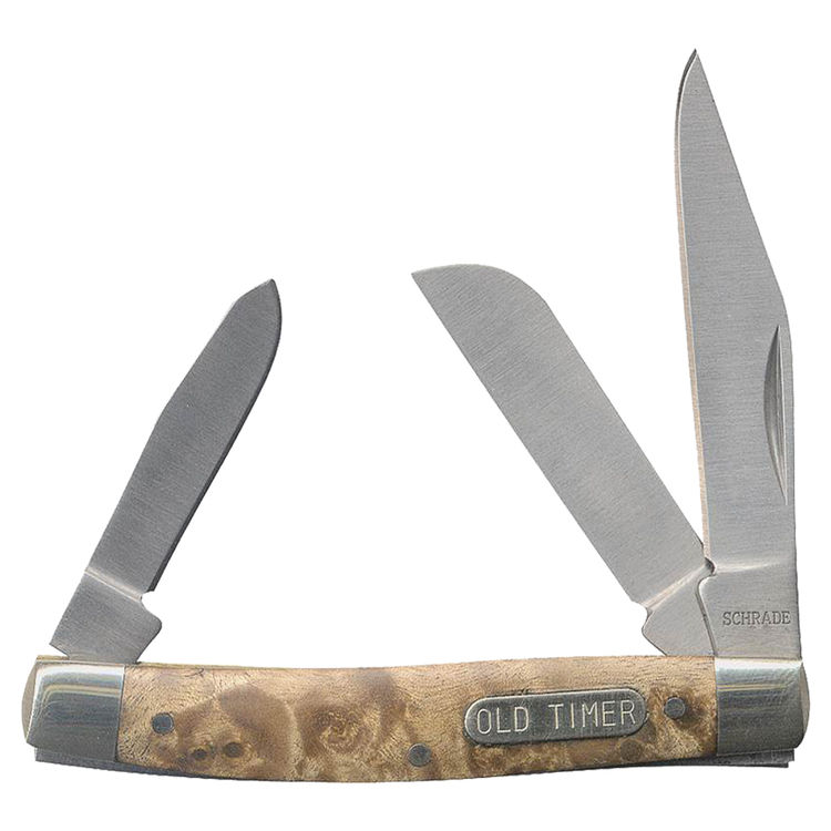 Old Timer Middleman Folding Pocket Knife With Handle, 2.4 in Blade, 5.7 in L