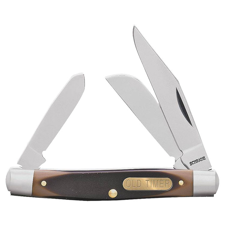 Old Timer Middleman Folding Pocket Knife, 2.4 in Blade, 5.7 in L