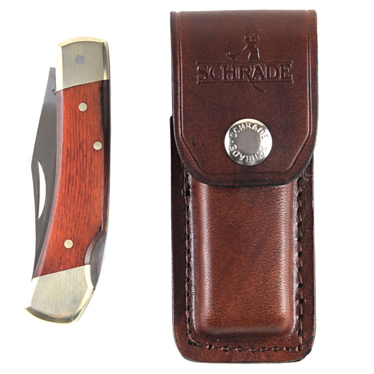 Uncle Henry Smokey Lockback Pocket Knife, 2.8 in Blade, 6-1/2 in L, Rosewood
