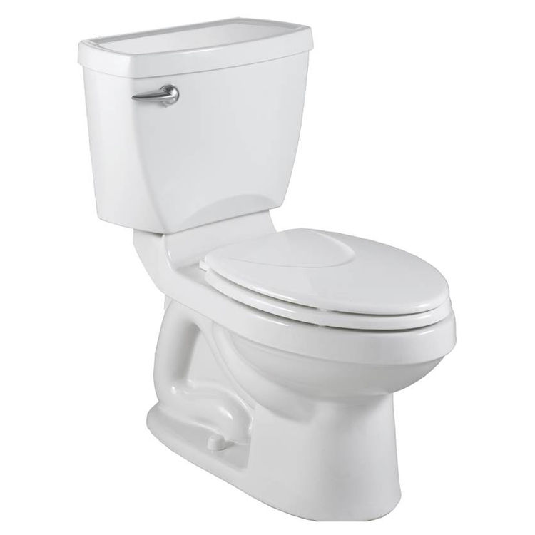American Standard Champion 4 3186128ST.020 Fully Glazed Flush Toilet, ADA, 1.28 gpf, Round Front, White
