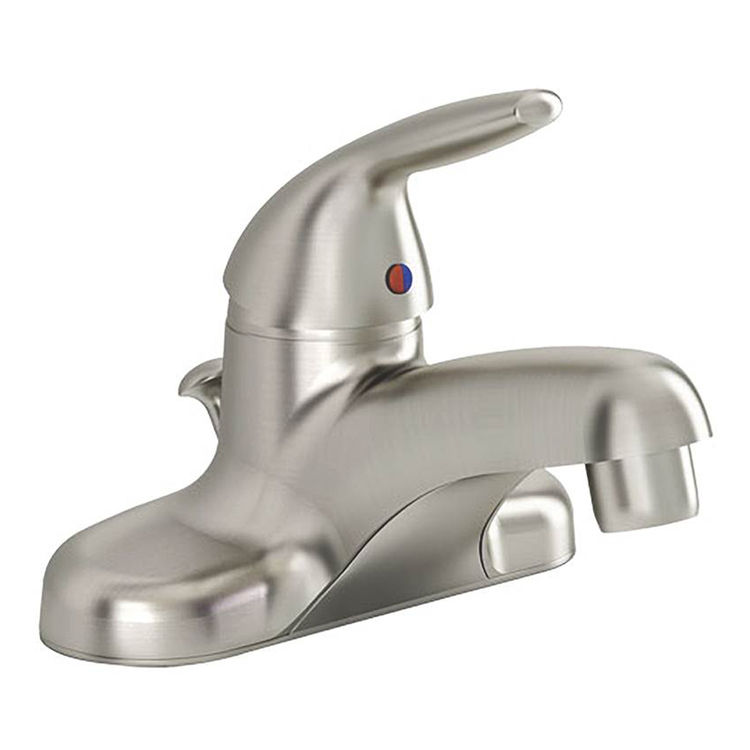 American Standard Jocelyn Single Lever Handle Centerset Satin Nickel Bathroom Faucet with Speed Connect Pop-Up Drain, 1.5 GPM - 9316110.295