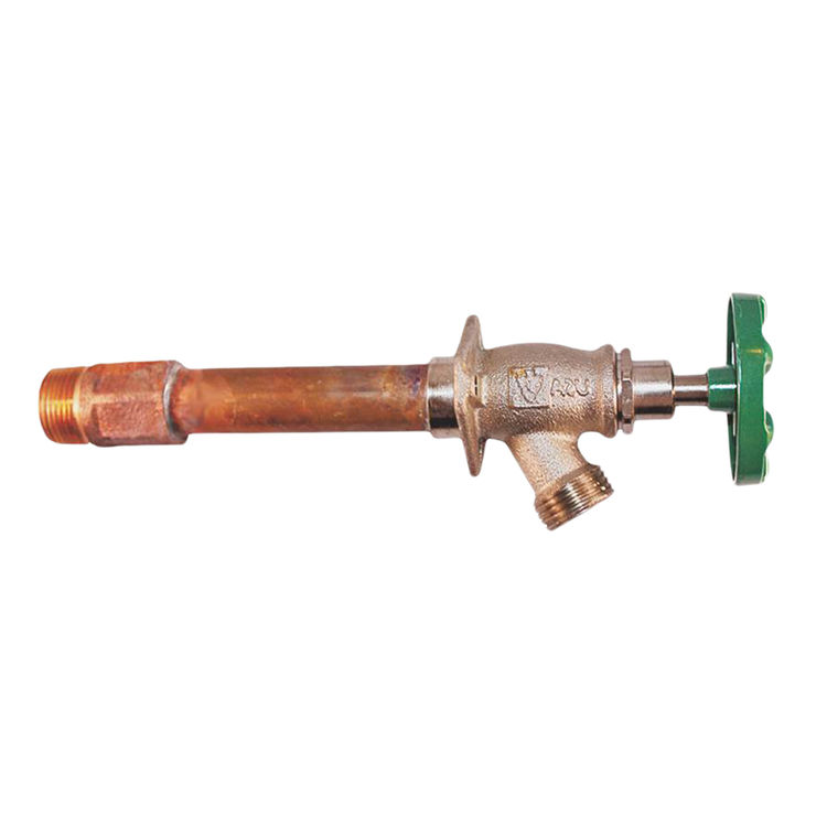 Arrowhead 455-10LF Frost Free Hydrant, 1/2 or 3/4 in FIP or MIP Inlet, Red? Brass