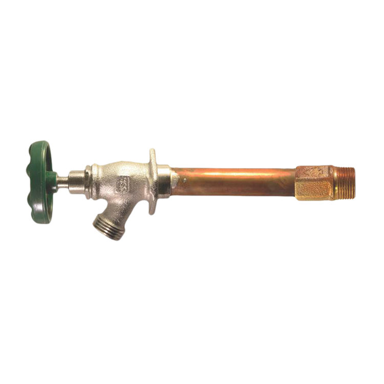 Arrowhead 456LF Standard Frost Free Hydrant, 1/2in Sweat/MIP, Green Handle - 456-12LF