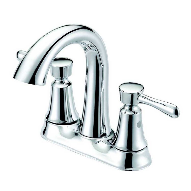 Boston Harbor Two-Handle 4-Inch Centerset High Arc Chrome Lavatory Faucet, 1.2 GPM, Lever Handles, Three-Hole Installatio - F51B0035CP