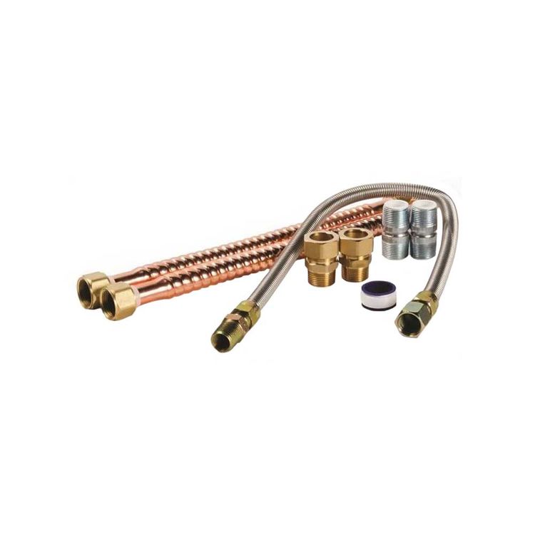 Camco 10183 Water Heater Connector Kit for Gas Water Heater, Copper