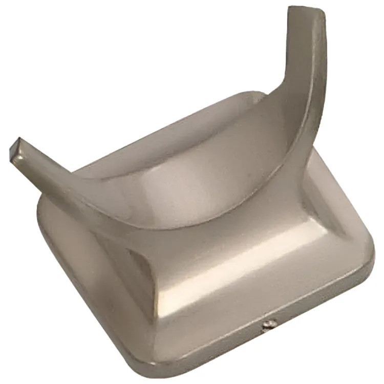 Boston Harbor Manhattan Double Robe Hook with Mounting Hardware, Zinc, Brushed Nickel - 3653-07-SOU