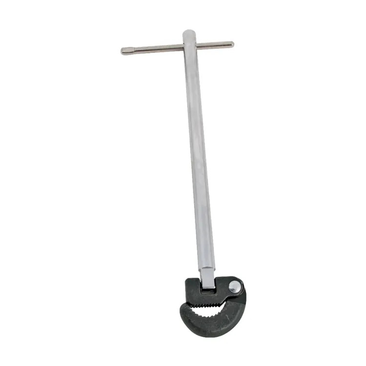 ProSource 11" Basin Wrench, Carbon Steel, Chrome Plated - T151-3L