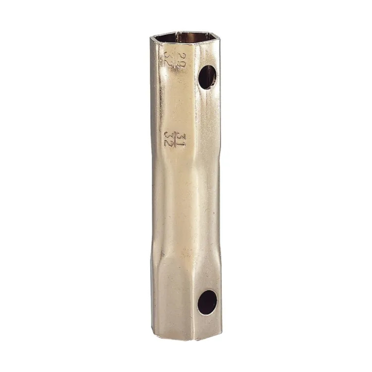 ProSource 4-7/8" Shower Valve Socket Wrench for 29/32" and 31/32" Packing Nuts, Steel, Nickel Finish - T159-3L