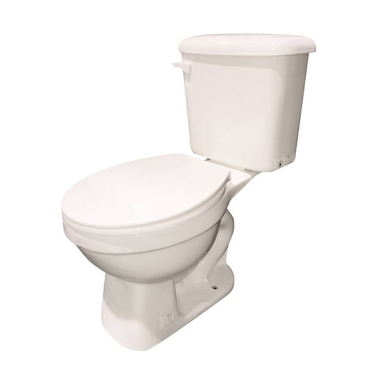 Peerless Pottery 3162JB-00 High Efficiency Flush Toilet, 1.28 gpf, Round, Vitreous China