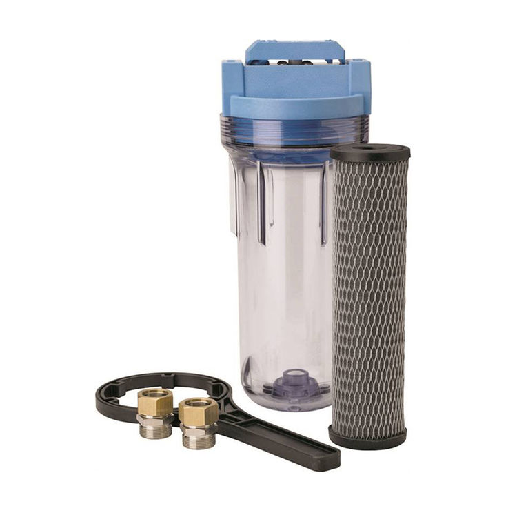 OmniFilter U25 Water Filter Housing, 15-1/2 in L x 6-1/4 in W, 5 u