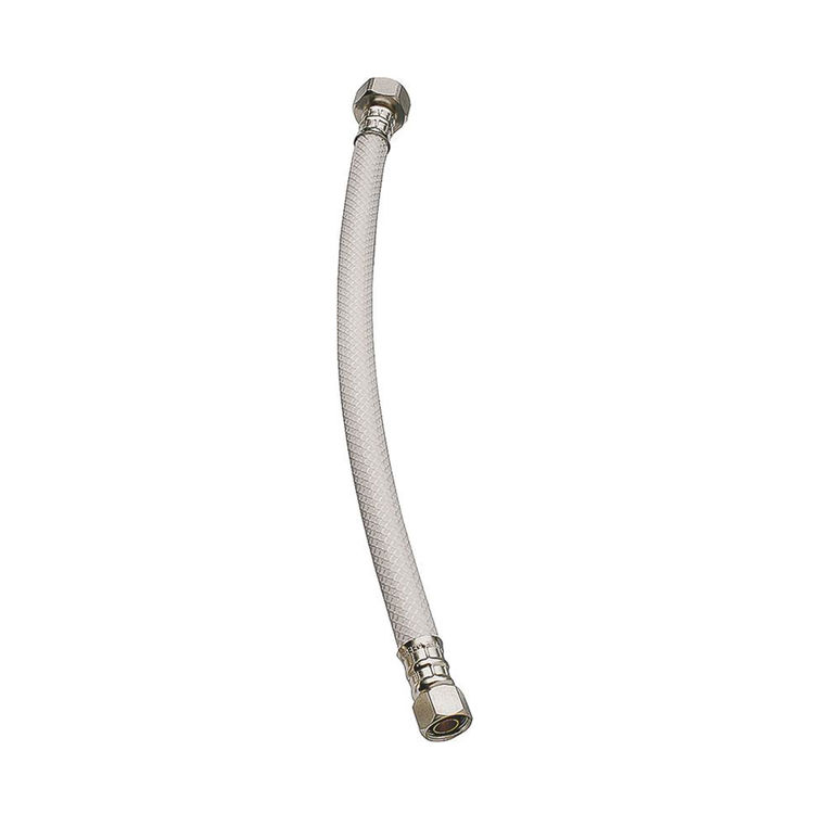 Plumb Pak PP23863 EZ Faucet Supply Tube, 3/8 X 1/2 in, Compression X FIP, 36 in L, Vinyl