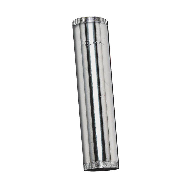 Plumb Pak PP10CP Extension Tube, 1-1/4 in Dia X 6 in L, Threaded Both Ends, 20 ga, Brass, Chrome Plated